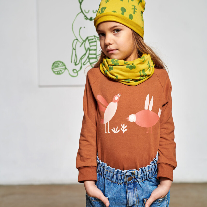 Czapka dziecieca zielona Las scaled 1