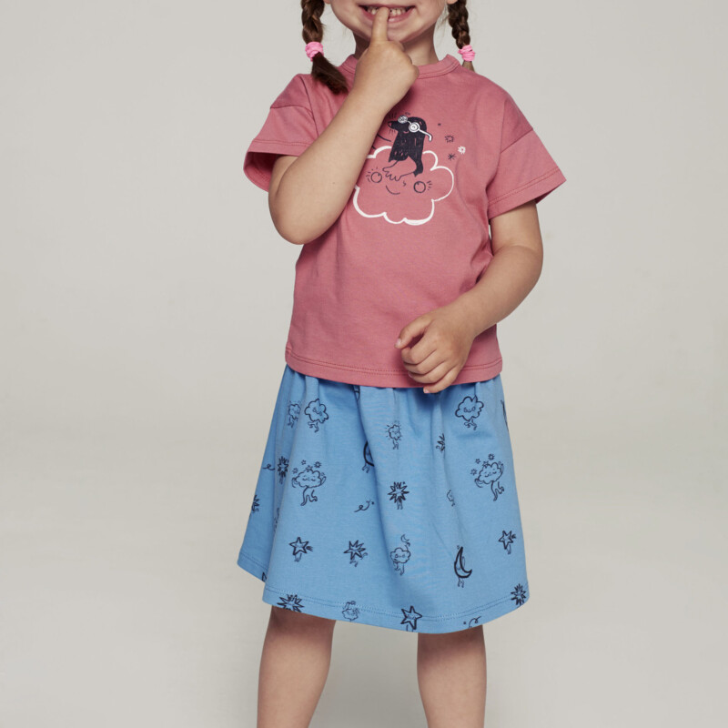 T shirt dla dziecka rozowy Kret przod scaled 1