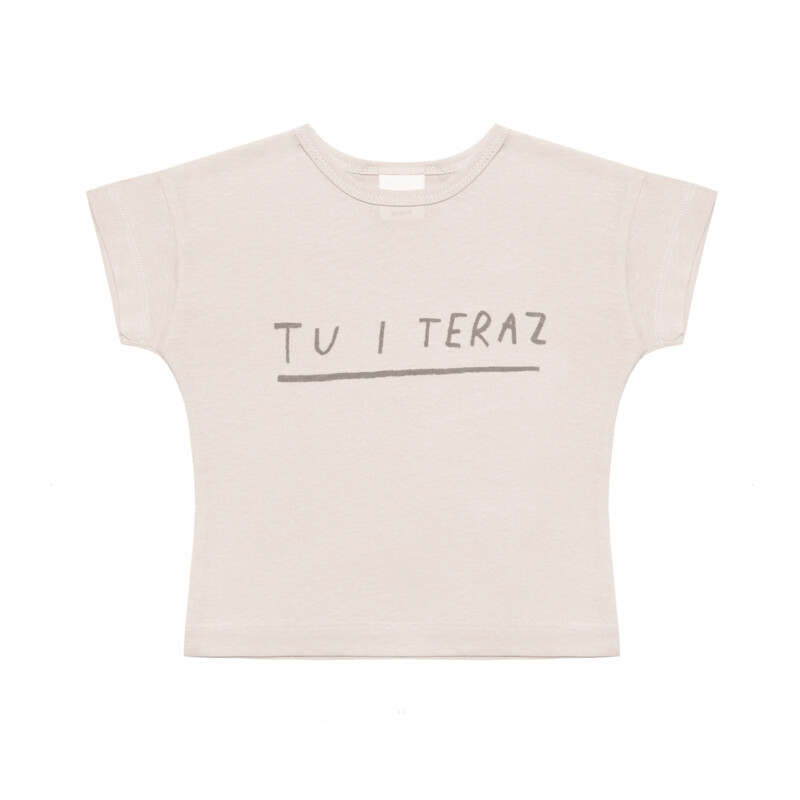 T shirt dla dziecka z bawelny organicznej Tu i teraz 1500px net 1 of 14